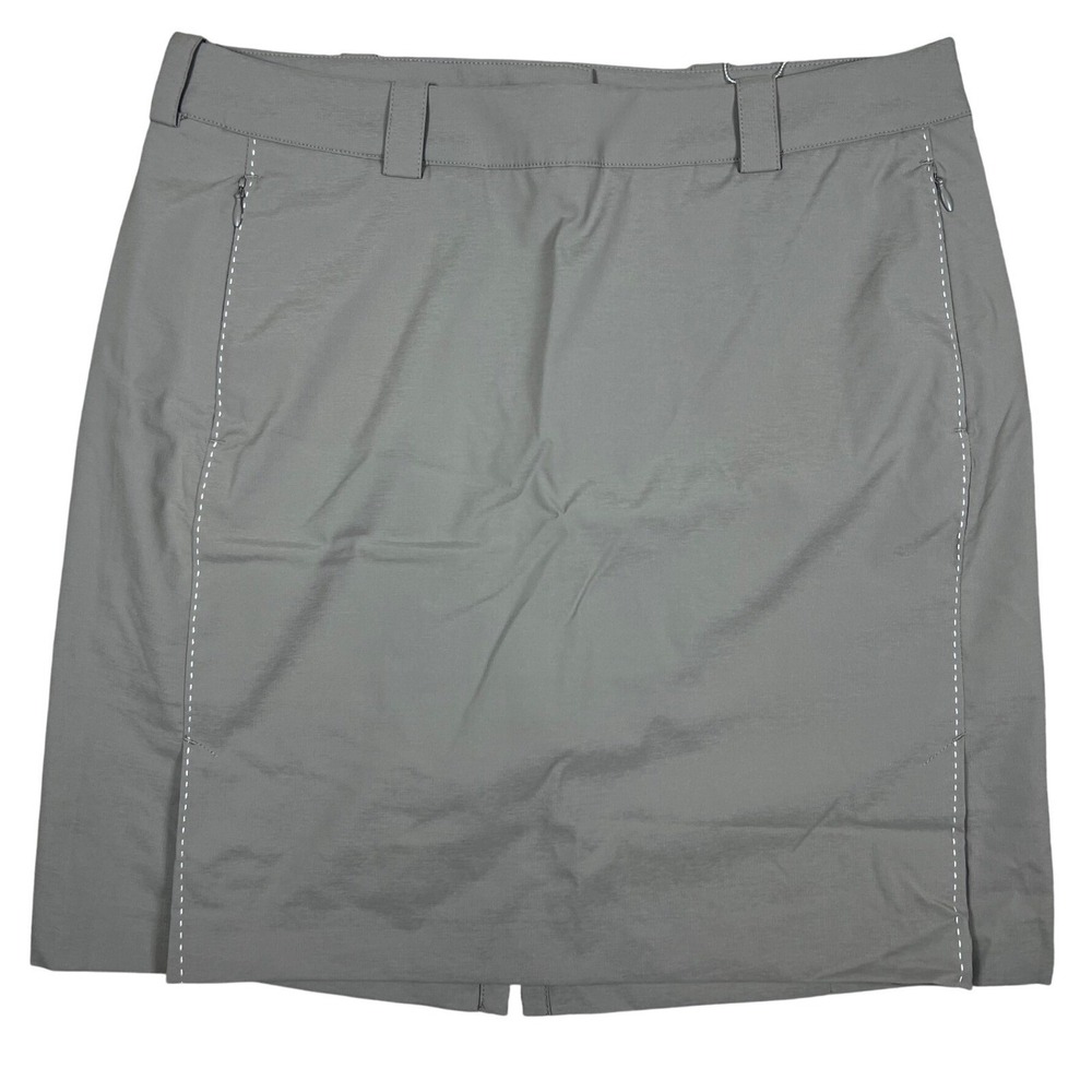 Nike Golf Tour Performance Dri-FIT Skort Khaki Tan Womens 10 452941-223 NWT